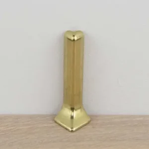 Rechtstreeks Van De Fabrikant Buitenhoek geborsteld zijdeglans goud (bij 5504)- Aluminium bewerkt - 10 x 80 mm